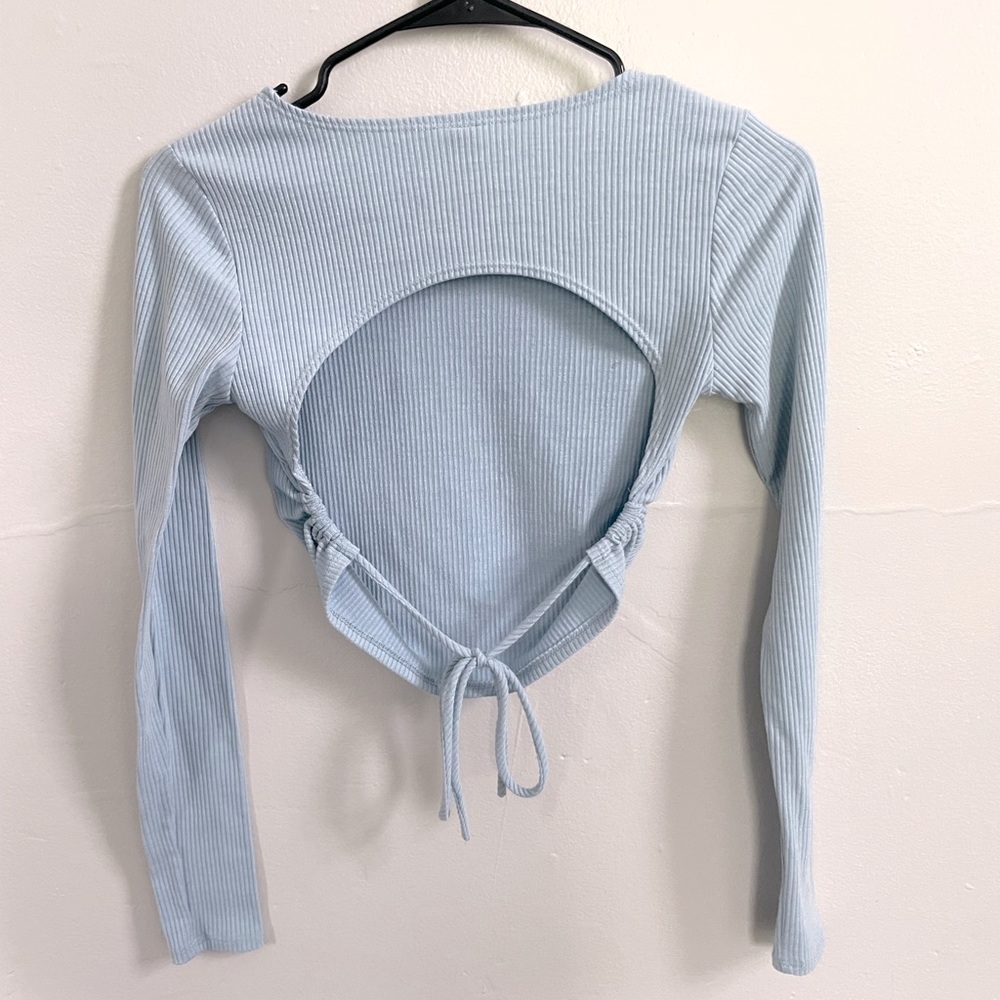Open Back Crop Top - Picture 2 of 2